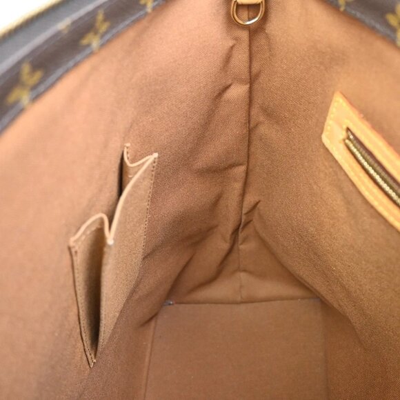 LOUIS VUITTON Cabas Mezzo Shoulder Bag Monogram Leather Brown M51151 10EF272 - Picture 8 of 15